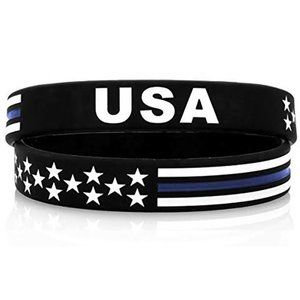 Silicone Wristbands with Custom Message (100pcs)